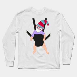 BABY CARRY SANTA Long Sleeve T-Shirt